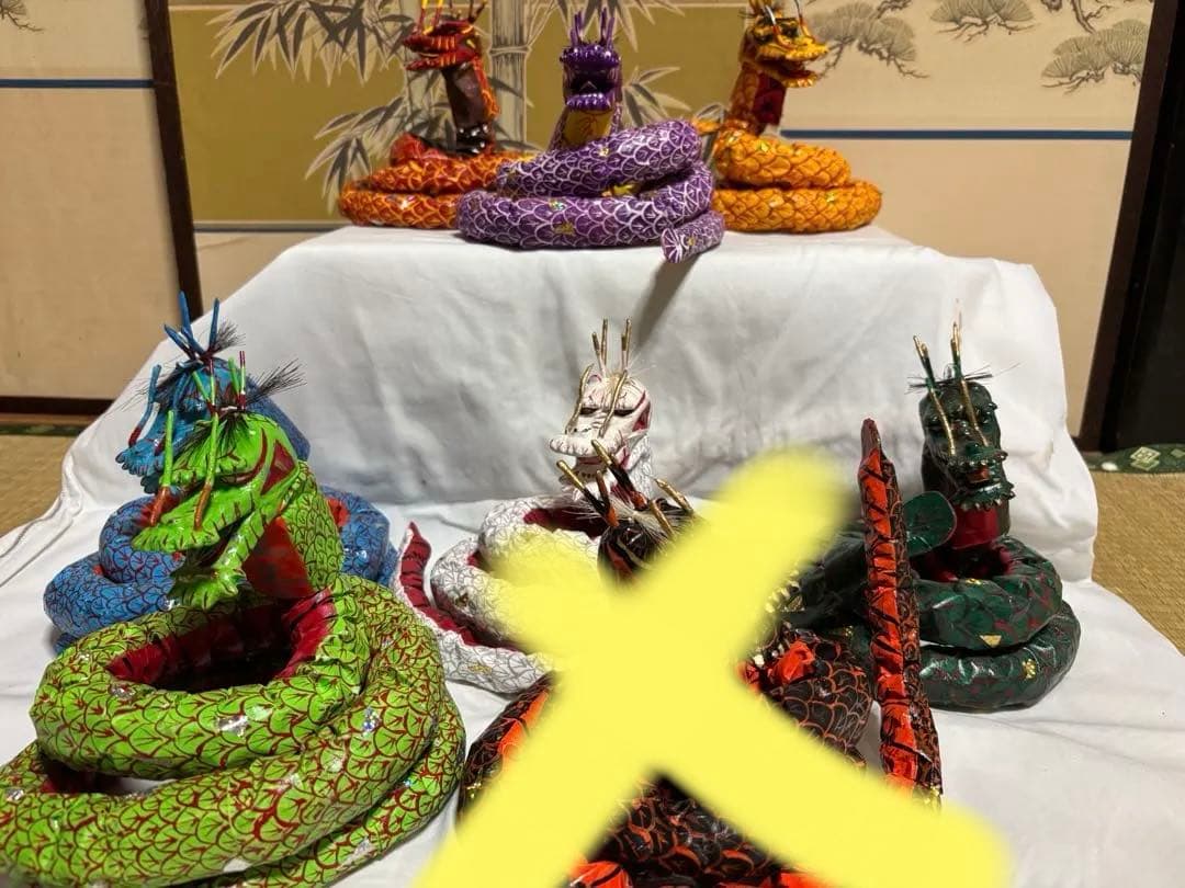 ヤマタノオロチ　八岐大蛇　8体セット