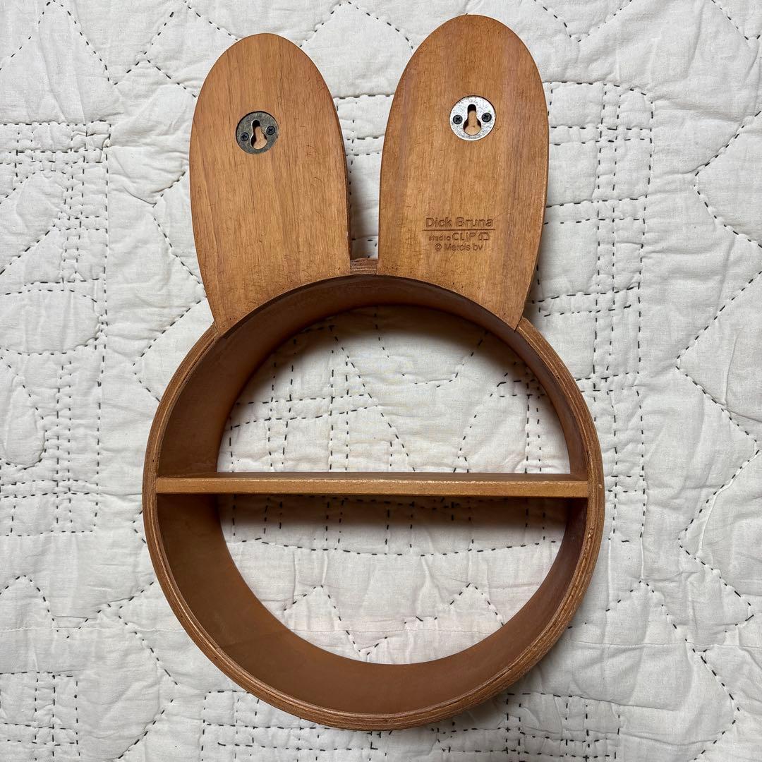 ミッフィー　スタジオクリップ ウォールシェルフ