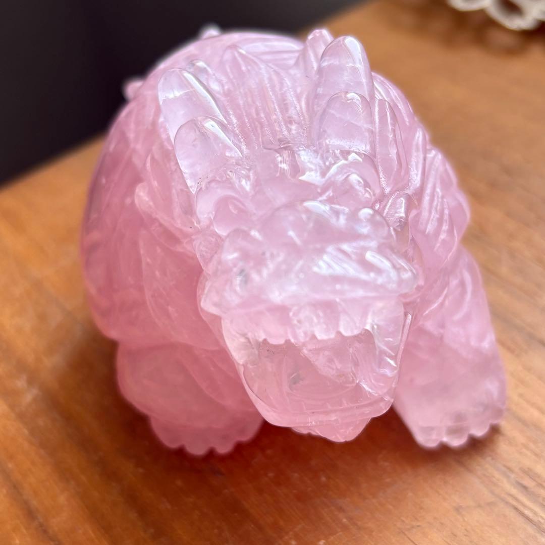 高品質 マダガスカル産 龍亀（ロングイ）置物490g