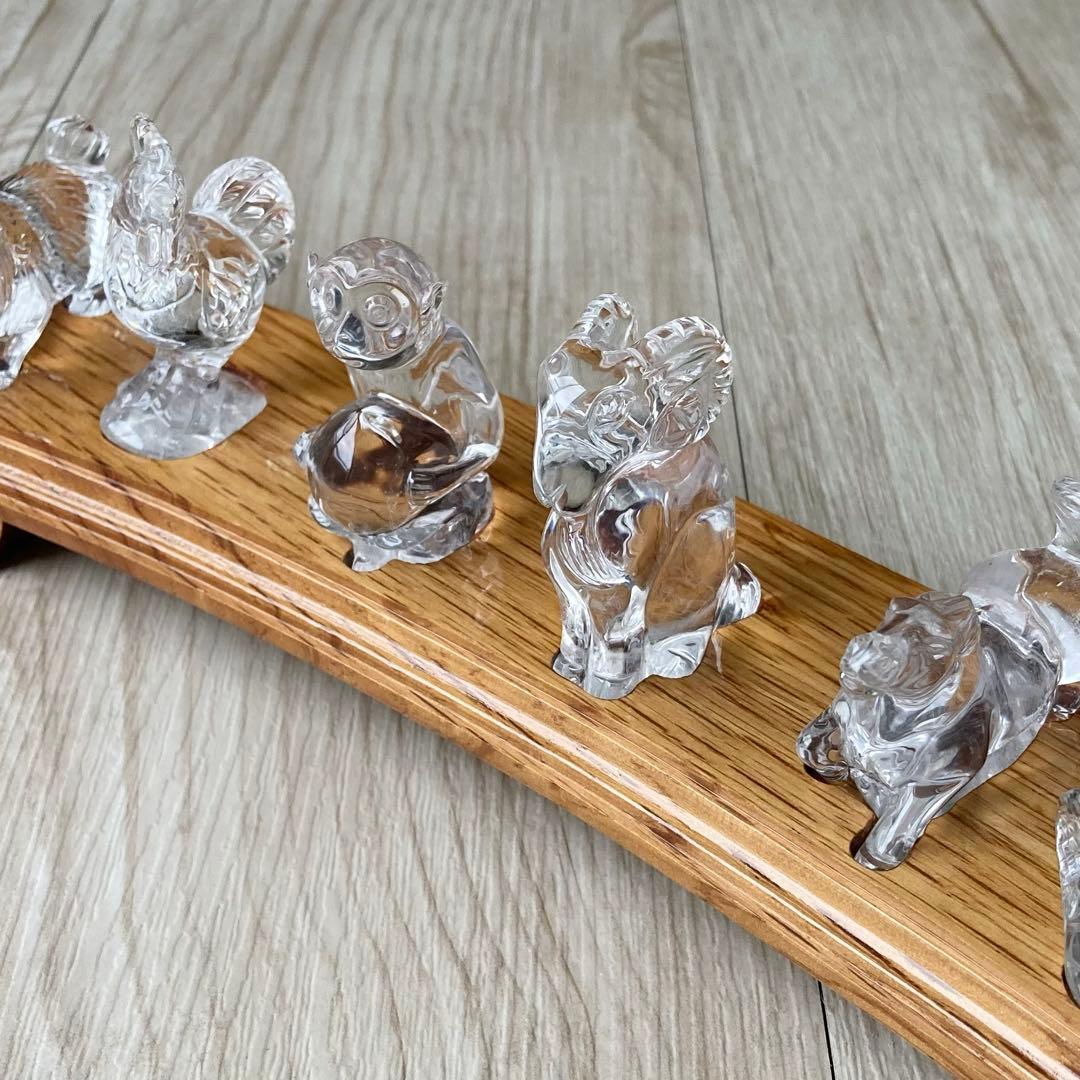 十二支のパワーで幸運をつかむ/50%オフ 水晶彫刻/パワーストーン