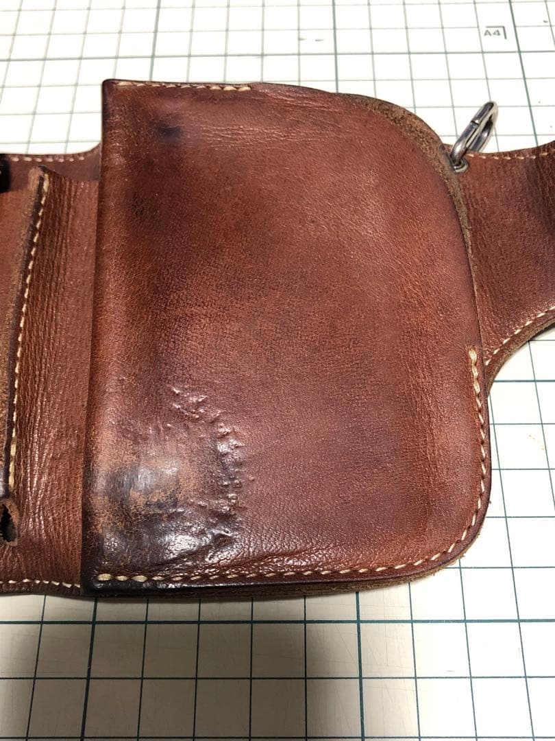 REDMOON 二つ折り財布 ブラウン