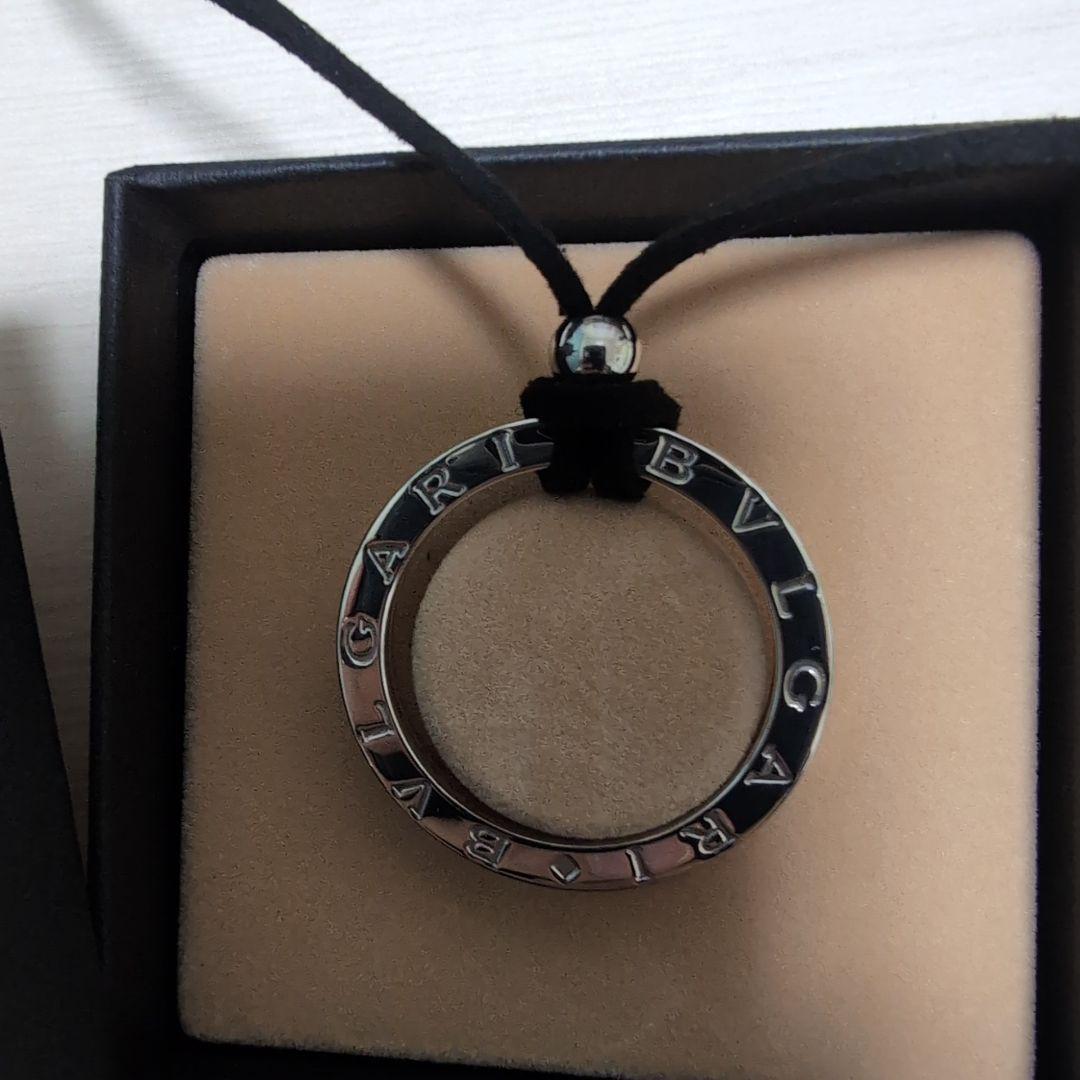 極美品 BVLGARI ブルガリ シルバーキーリングチョーカー ボックスケース付