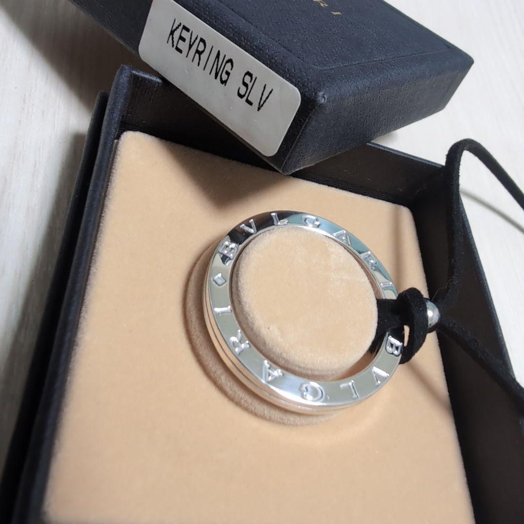 極美品 BVLGARI ブルガリ シルバーキーリングチョーカー ボックスケース付