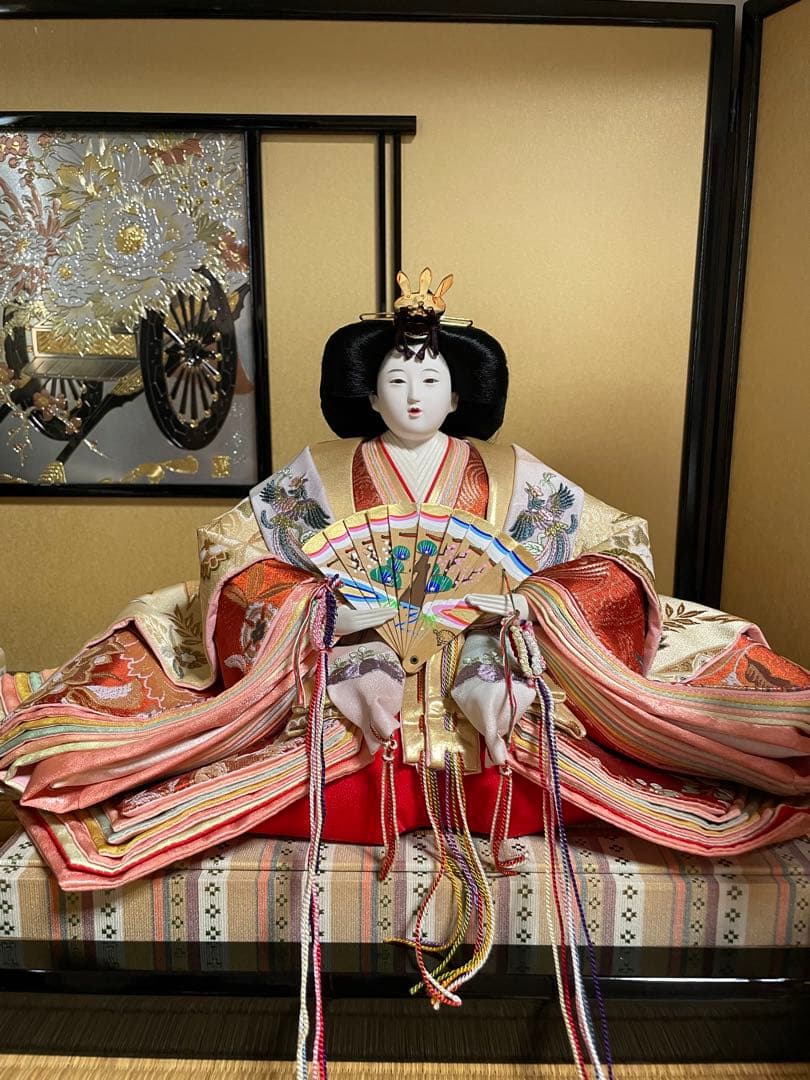 豪華なひな人形　親王飾り　②京都西陣 お雛様 雛人形フルセット　サイズ大