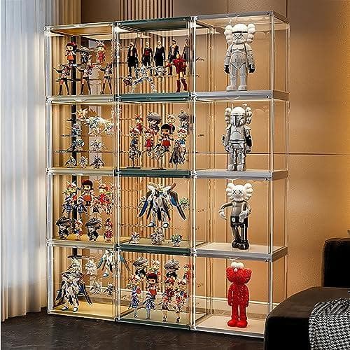 フィギュアケース 棚 アクリル 2個セット 開閉 コレクションケース u☆★☆彡