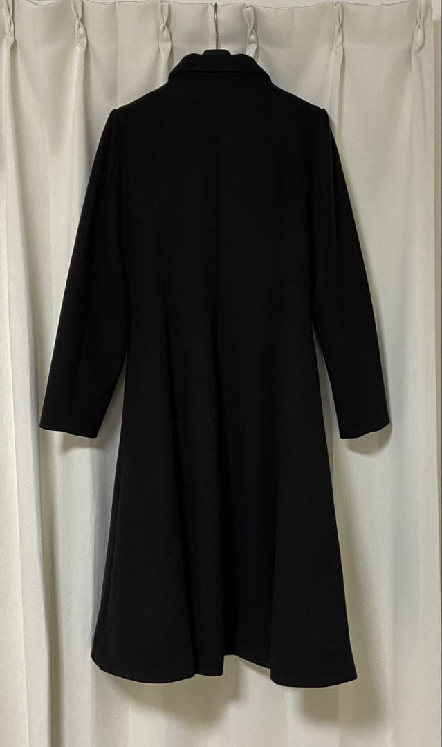 jolie mignonパネルライン襟付きジップアップコート