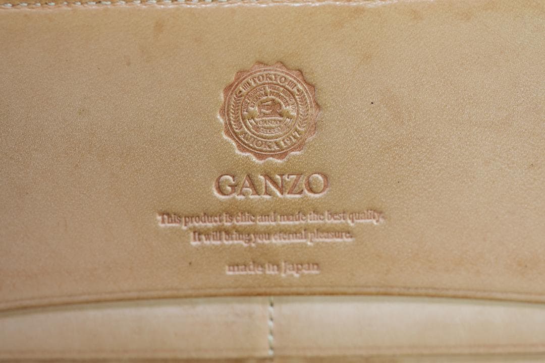 コードバン　札入れ　長財布　GANZO（ガンゾ）ブラック　通しマチ　57878