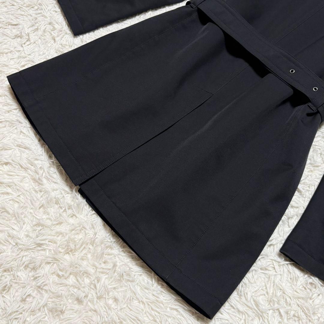 美品 バーバリー ブラックレーベル トレンチコート シングル ライナー付き