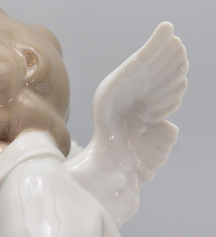夢見る天使／フルートを吹く天使　リヤドロ　2体おまとめ　スペイン　ご成約済み