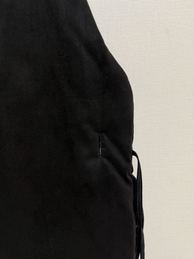 SOU・SOU フェイクヌバック 長陣羽織　中綿袷 濡羽色