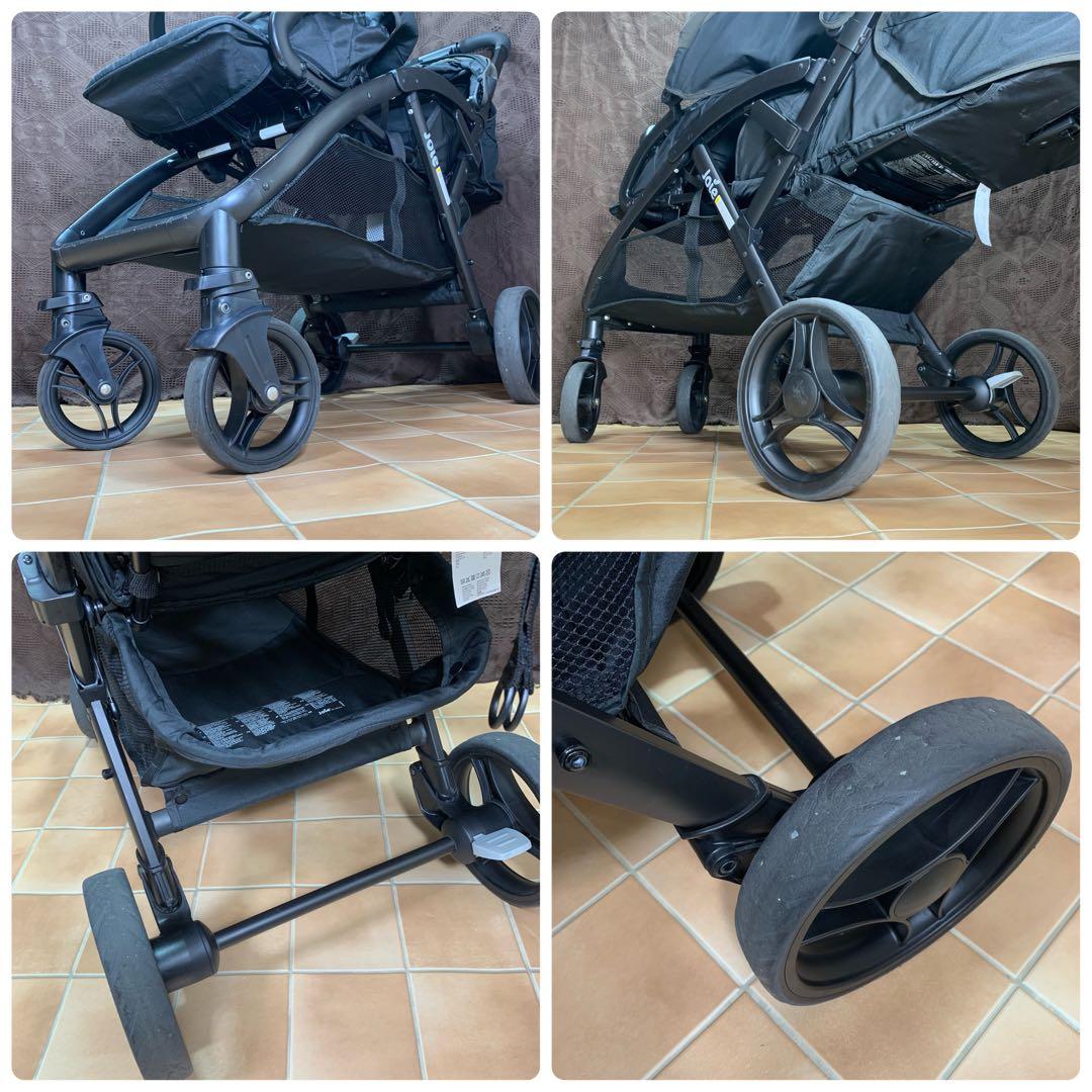 【丸洗い済み】二人乗りベビーカー エヴァライトデュオ 2人乗り ジョイー