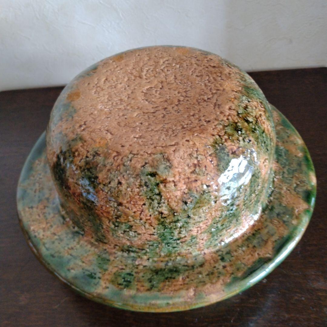 雲井窯　未使用　織部叩き　3合 中川一辺陶