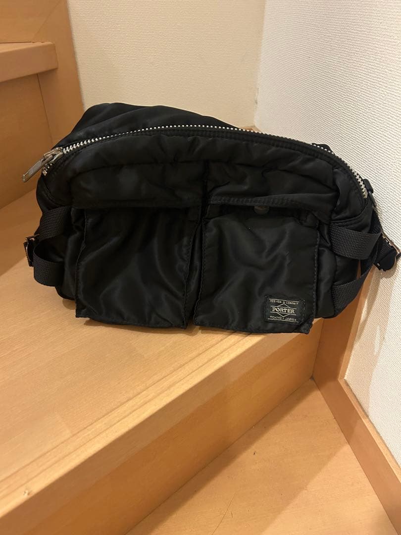 美品‼️PORTER ポーター タンカー ウエストバッグ ボディバッグ　ブラック