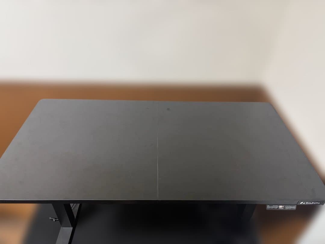 Bauhütte 昇降式デスク ブラック　 BHD-1400FAT-BK(天板)