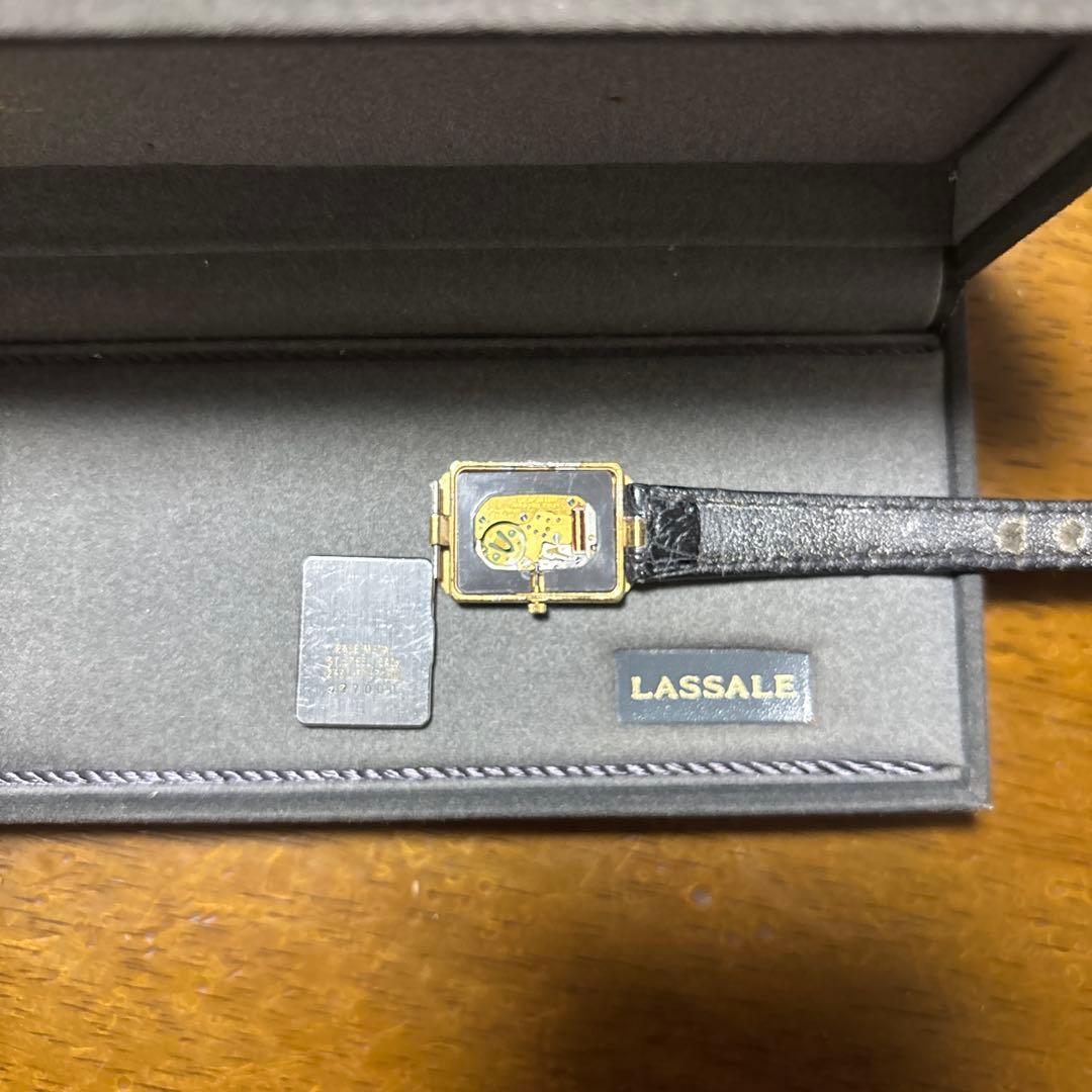電池交換済み SEIKO LASSALE クォーツ時計