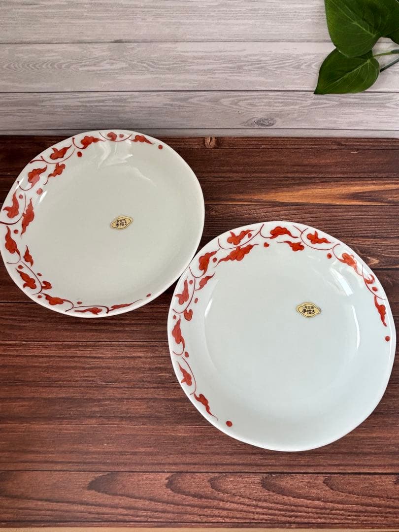 有田焼　そうた窯　錦草紋5.5寸　6枚セット