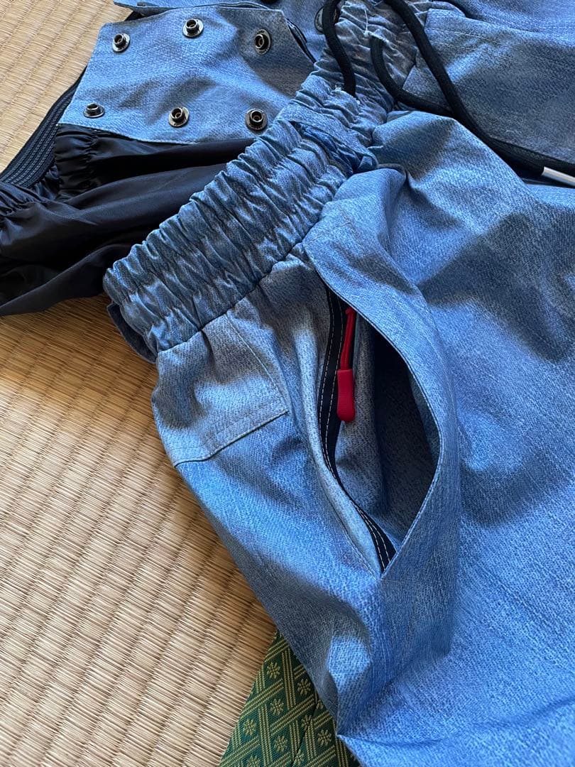 室内試着のみ　デニムプリント　セットアップ　上下セット　Mサイズ