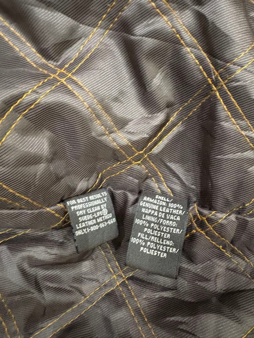 ST.JOHN'S BAY スイングトップ型レザージャケット