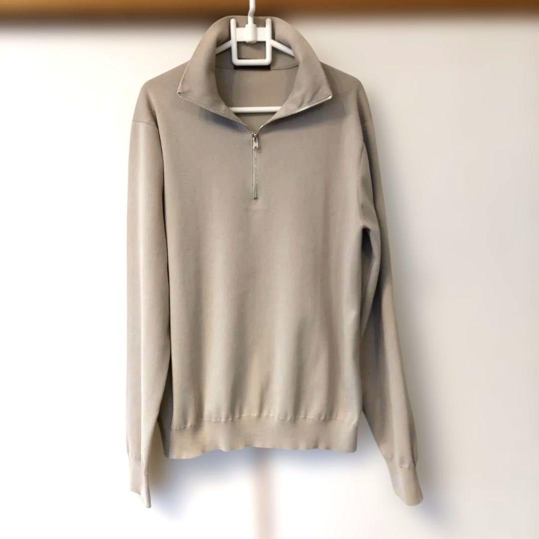 CABaNメンズハーフジップ 長袖カットソー サイズＬ