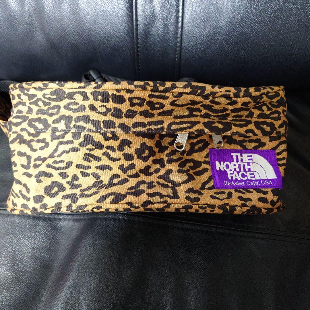 正月特別価格！THE NORTH FACE パープルレーベルヒョウ柄ボディバッグ