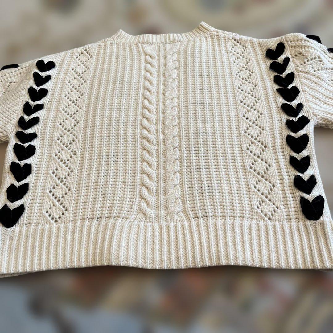 極美品　アルアバイル　ルルウィルビー リボンケーブルプルオーバー　ニット