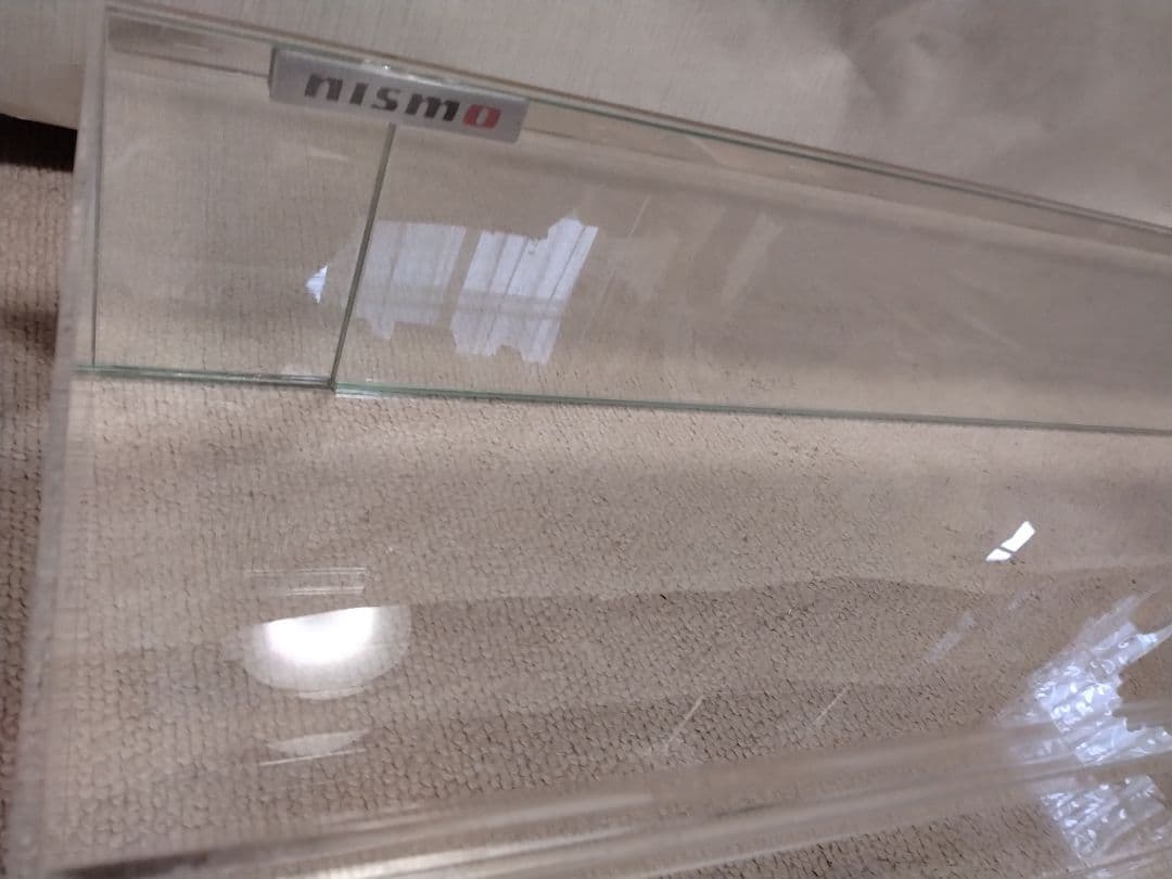 ラリー1/18 ミニカーディスプレイケース　背面ミラー　正面けんどん式