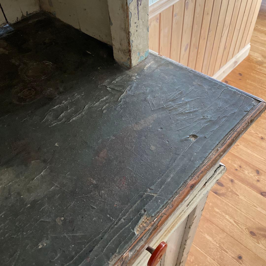 フランスアンティーク キッチンキャビネット カップボード 食器棚 ブロカント