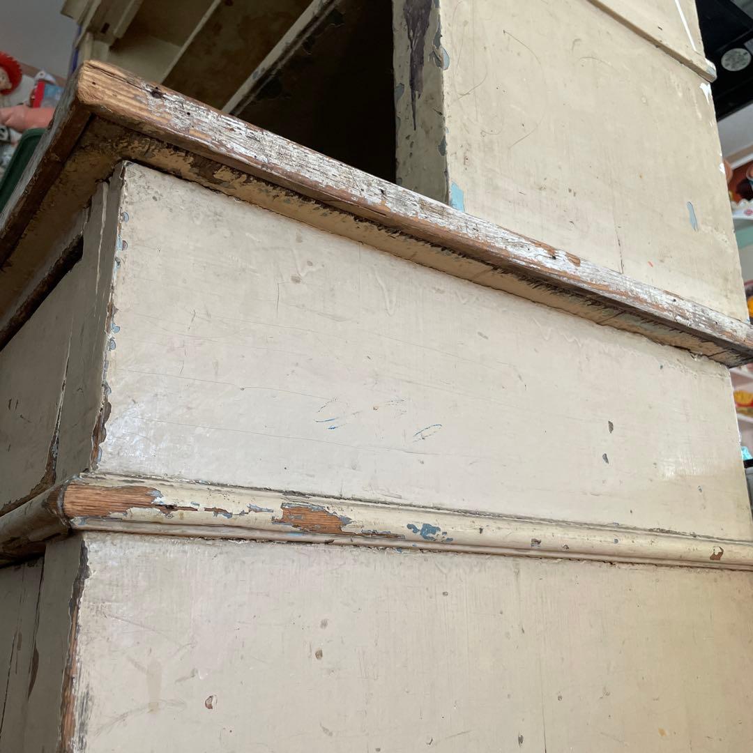 フランスアンティーク キッチンキャビネット カップボード 食器棚 ブロカント