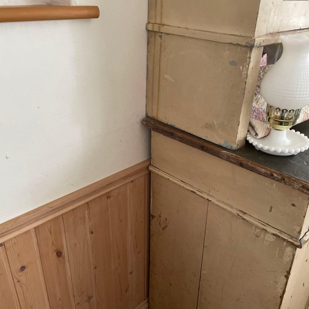 フランスアンティーク キッチンキャビネット カップボード 食器棚 ブロカント