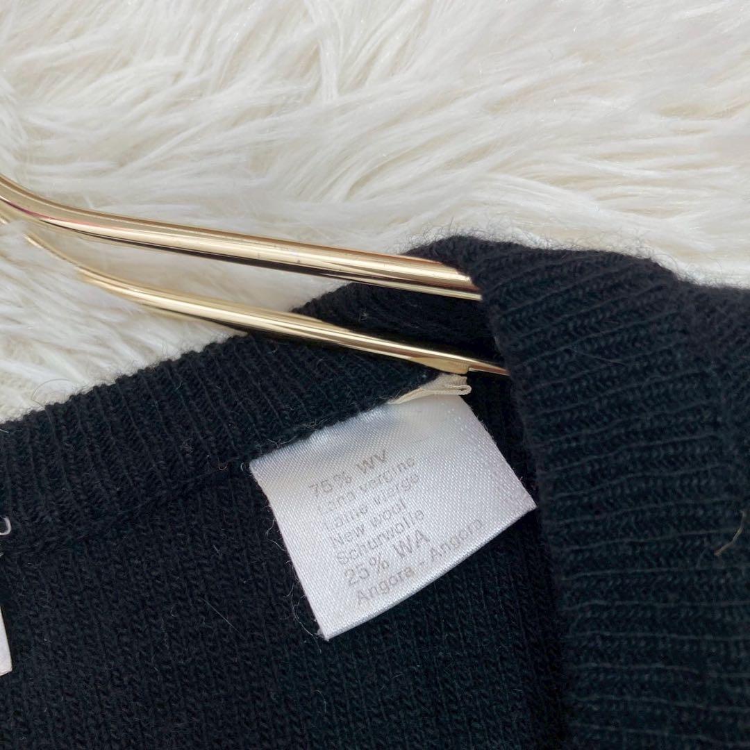 SONIA RYKIEL スタッズ付きニット ブラック 38 キレイめ 上品