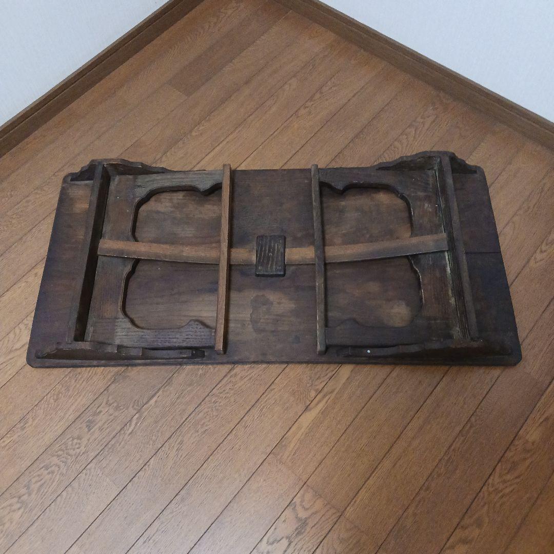 アンティーク寺子屋天神机　座机　古家具