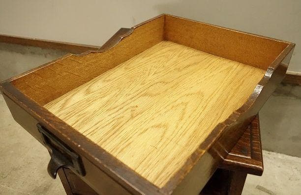 昭和レトロ 小引き出し 5段 5杯 小抽斗 木製 木箱 古家具 収納