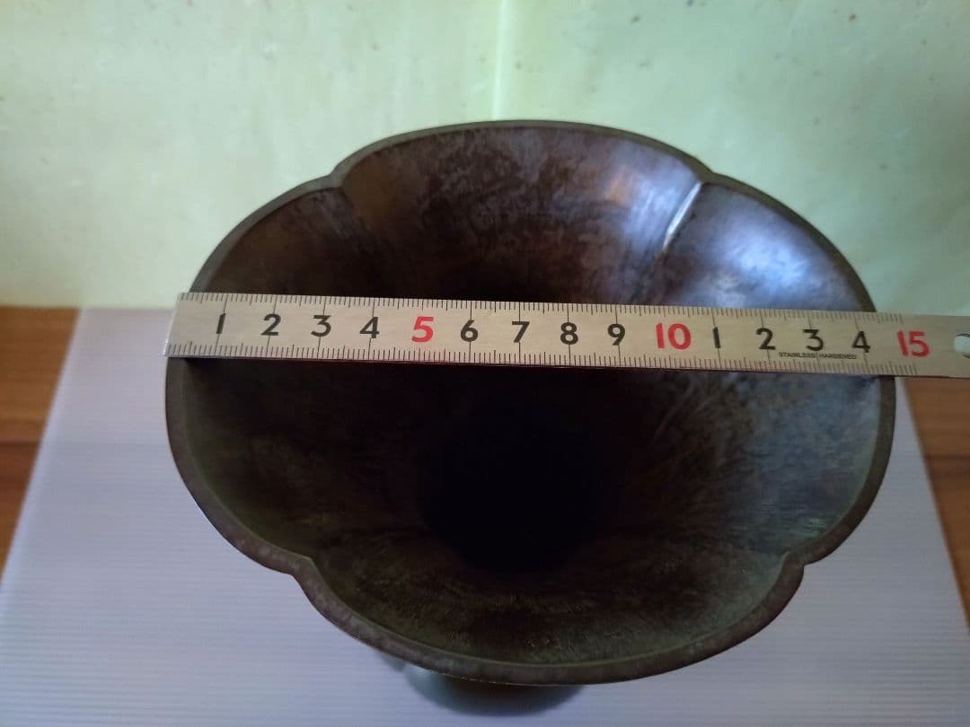 2 古銅 花入 花器