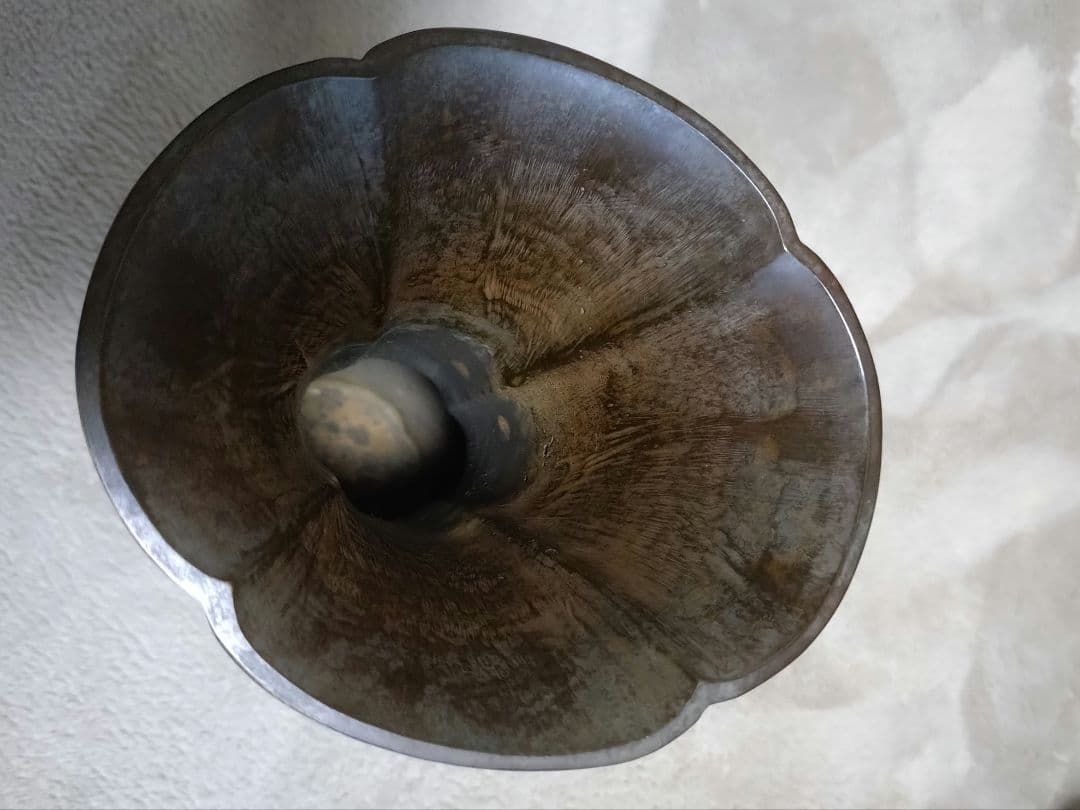 2 古銅 花入 花器