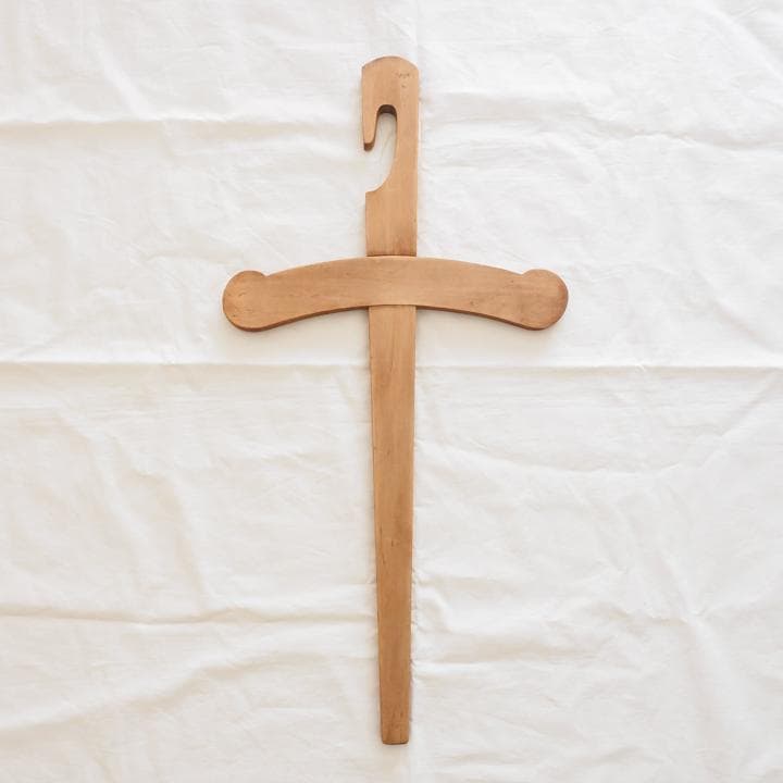 北欧 アンティーク木製クロスハンガー