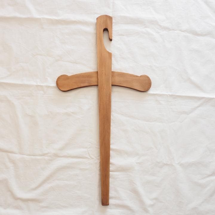 北欧 アンティーク木製クロスハンガー