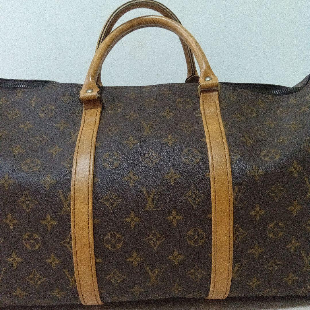 【中古】Louis Vuitton旅行用 ボストンバッグ　キーポル50　総ヌメ革