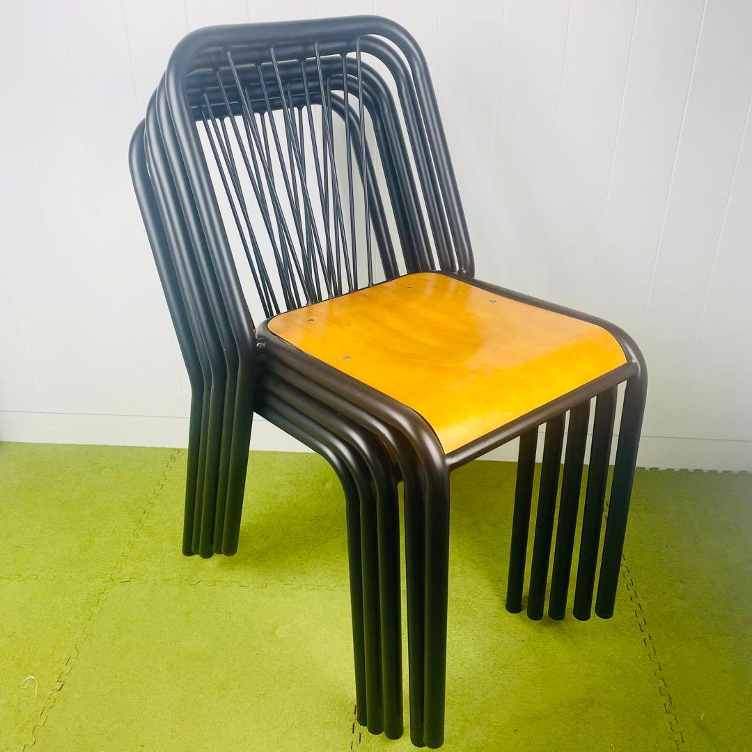 ５脚セット【廃盤レア】クラッシュゲート ノットアンティークス アイアンB チェア