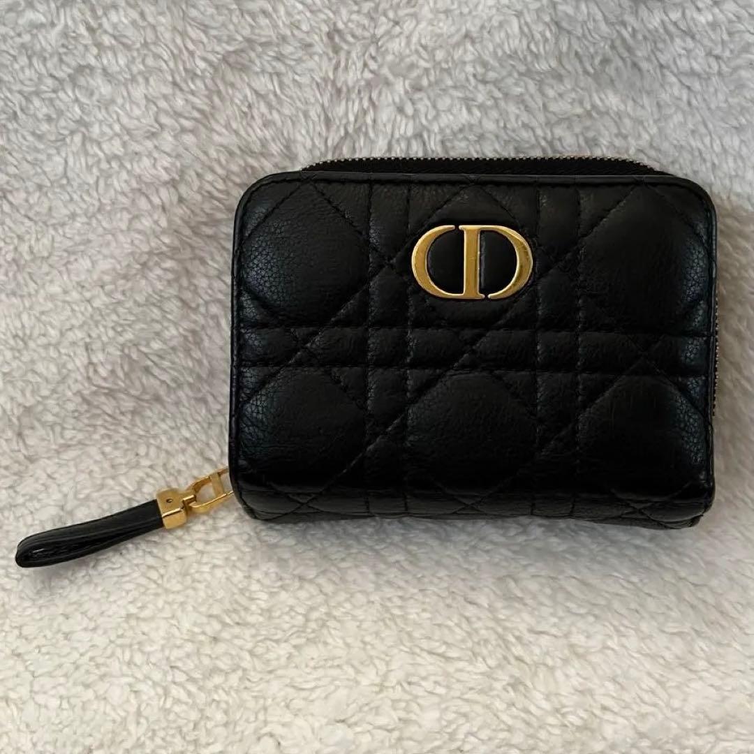 DIOR CARO バイフォールドウォレット財布カナージュ