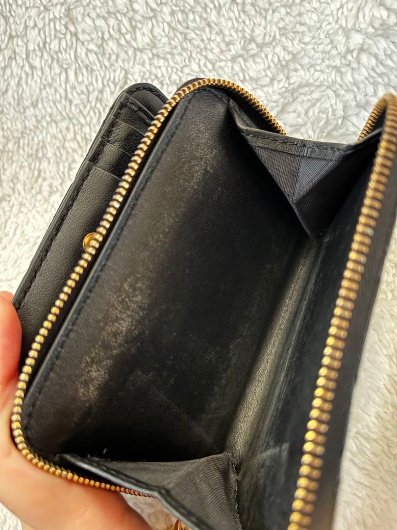 DIOR CARO バイフォールドウォレット財布カナージュ