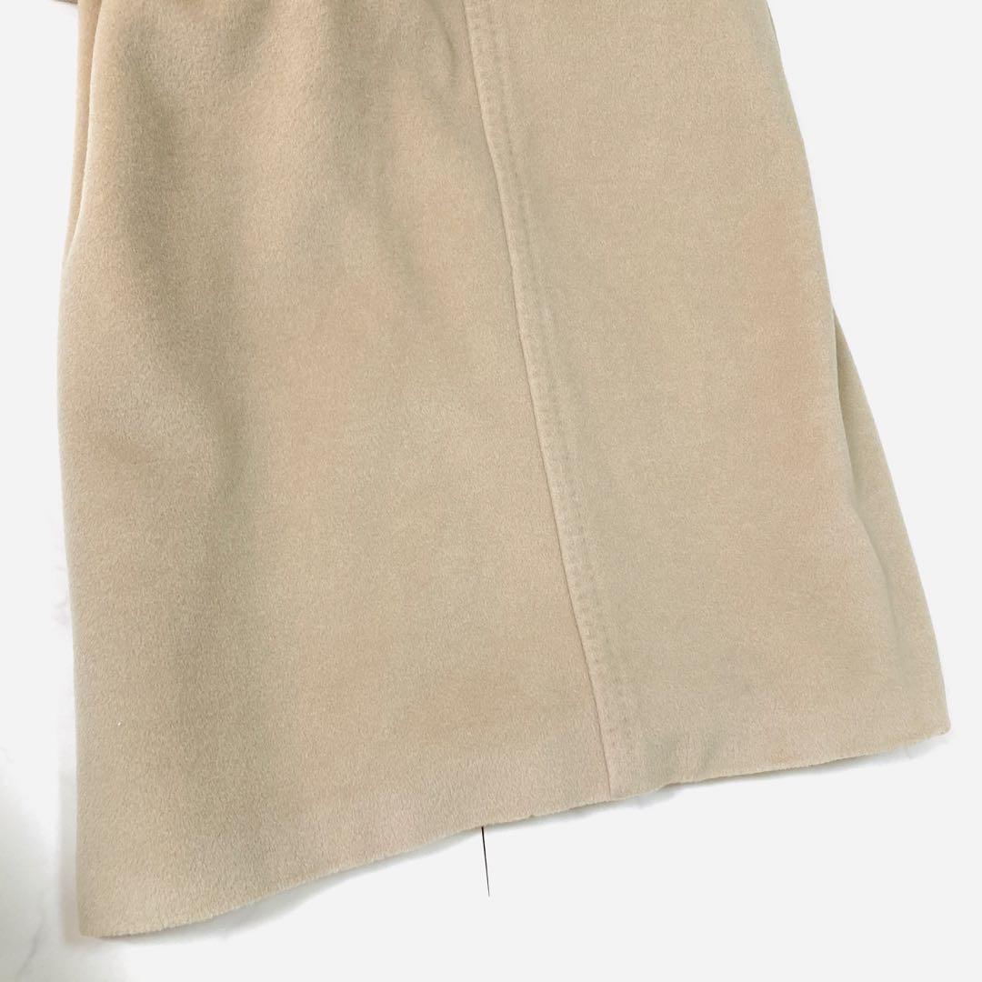 美品✨️マックスマーラ　白タグ　カシミヤ　マニュエラ　ベルテッドコート　40