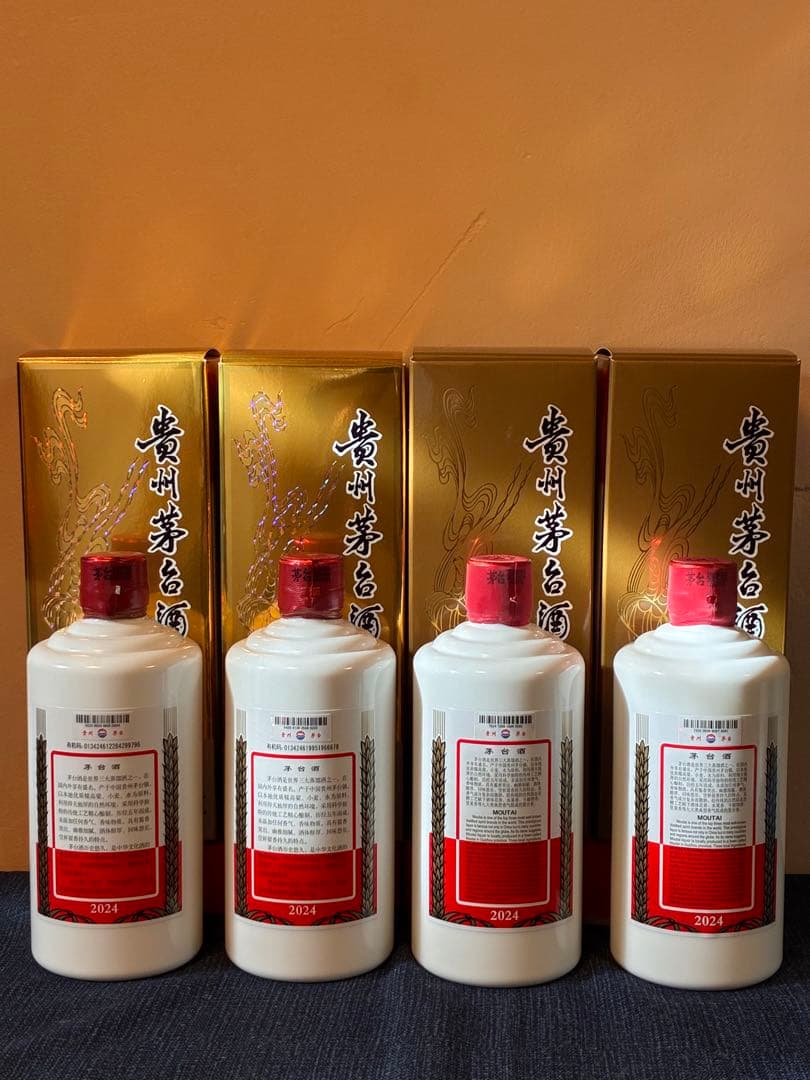 2024年最新貴州茅台酒 マオタイ酒 天女ラベル 53% 500ml 4本セット