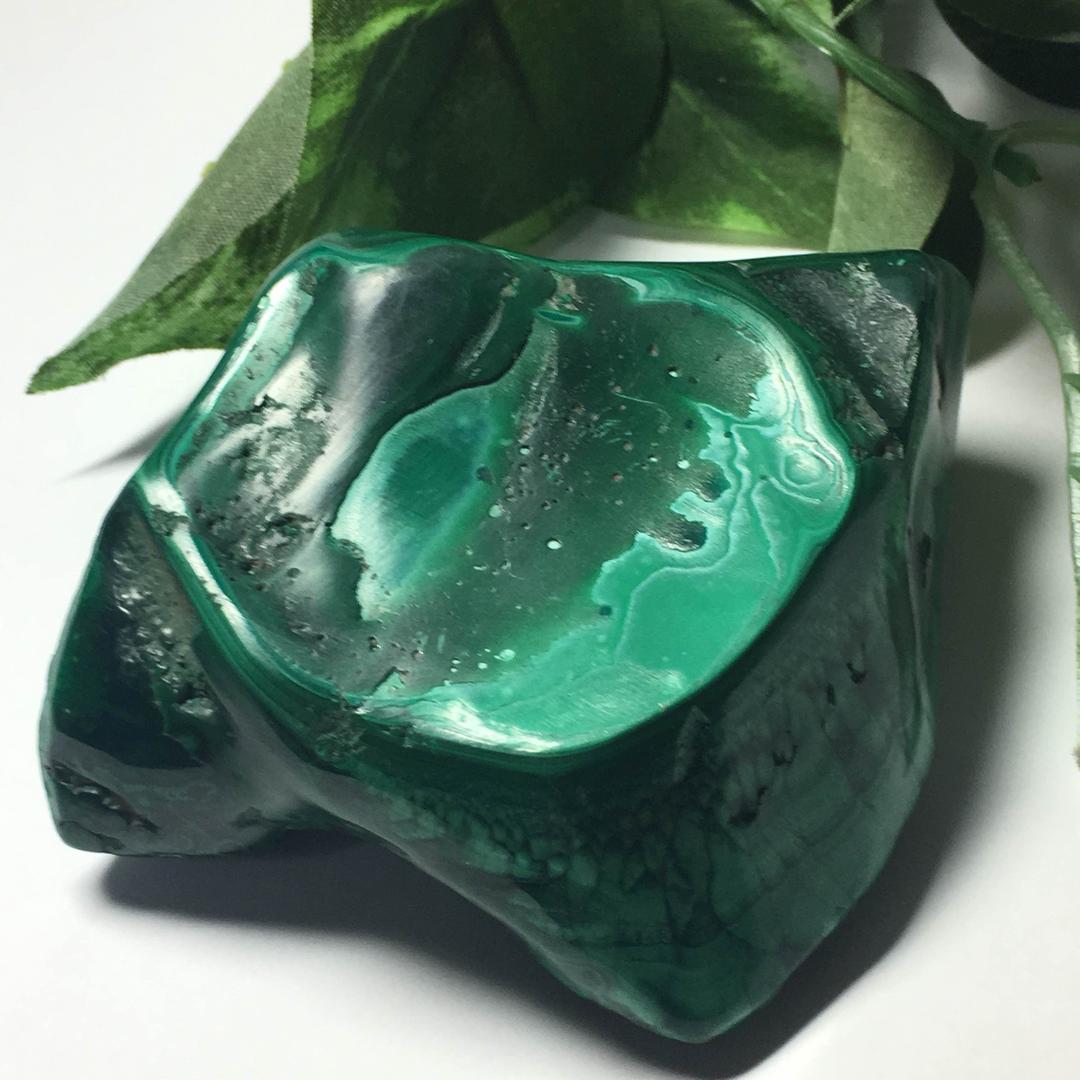 マラカイト原石(Brasil)(227g)インテリアストーン