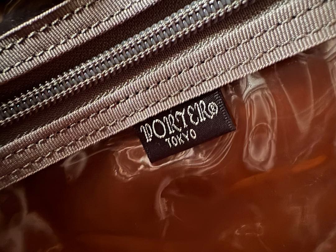 ポーター　タンカー　トートバッグ　シルバー