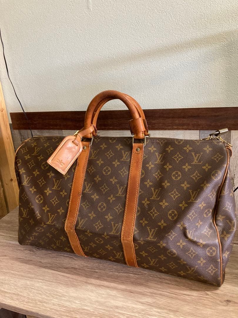 Louis Vuitton ボストンバッグ モノグラム　キーポル50 ブラウン
