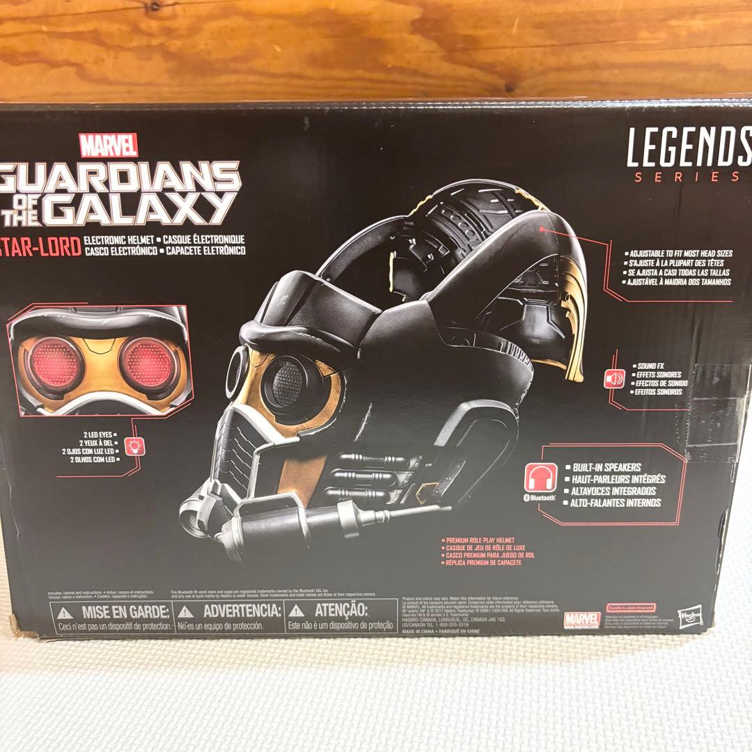 【美品】MARVEL LEGENDS STAR LORD ヘルメット 1/1