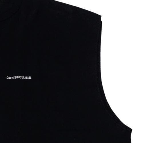 美品 COOTIE スーピマコットンスウェット カットオフ TEE ブラック L