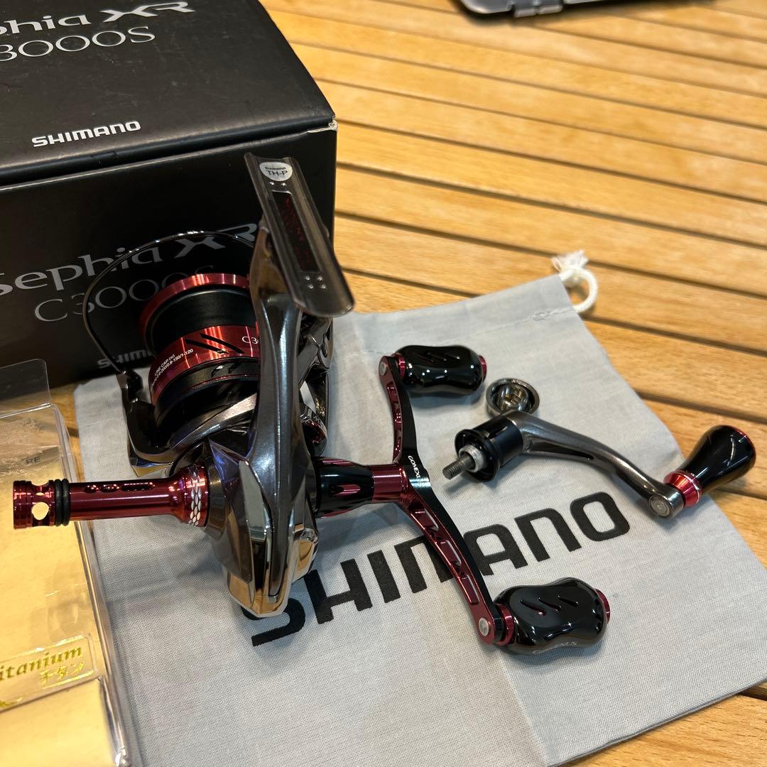 セフィアXR C3000S スピニングリールとゴメクサスパーツ