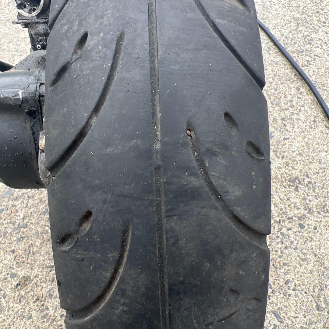 ライブディオ AF34 リアホイール付きエンジン 不動 部品取りなどに