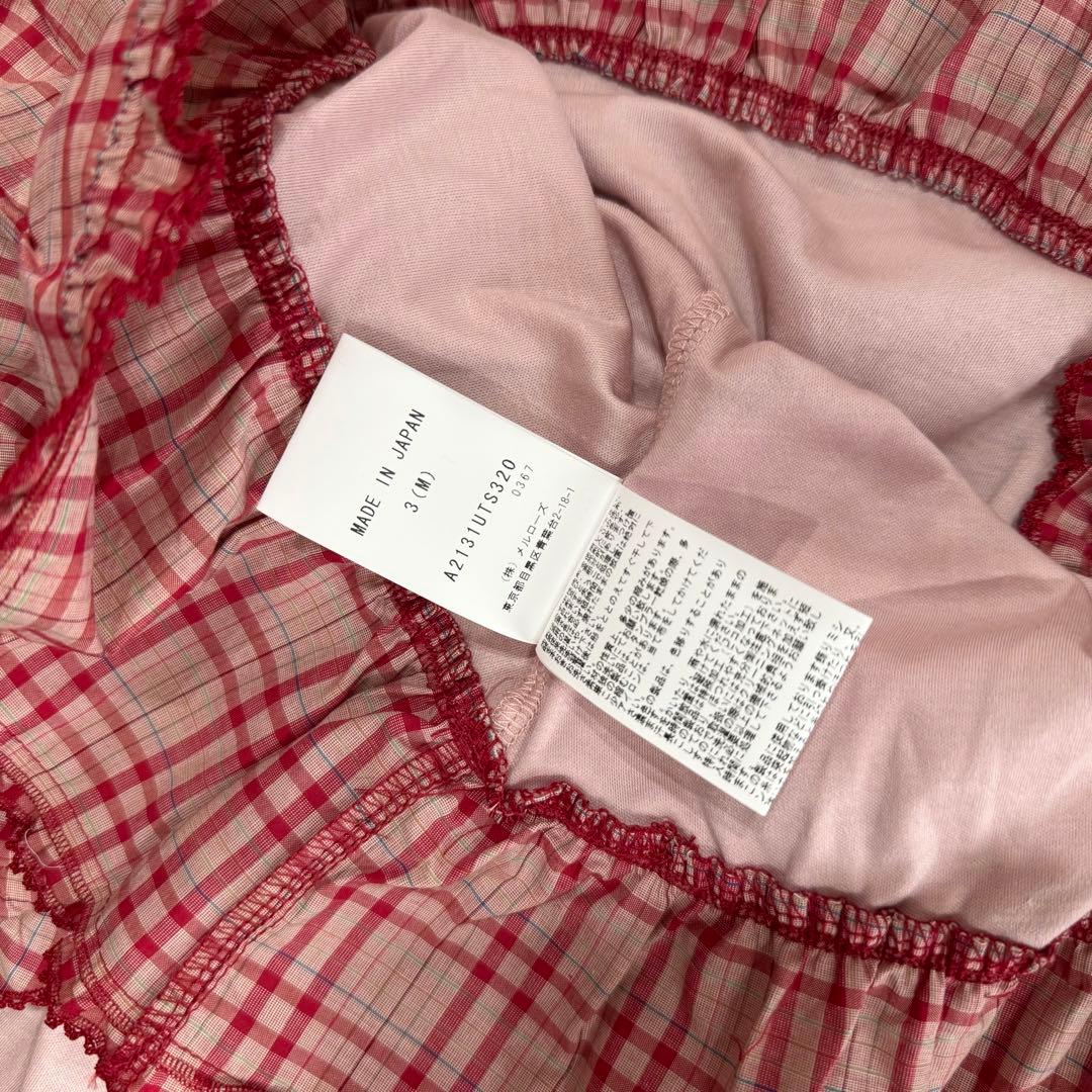 美品【2023ss】PINKHOUSE オリジナルチェックカットソー M